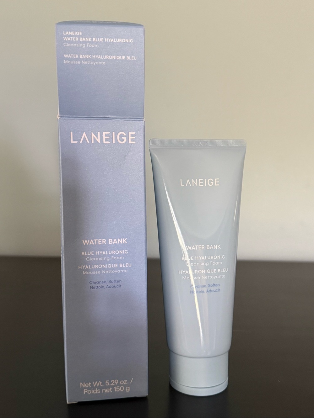 LANEIGE Water Bank Blue Hyaluronic Cleansing Foam - NEW, Full Size